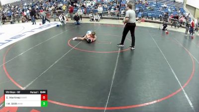 12U Boys - 92 lbs Cons. Round 1 - Elijah Martinez, Nakamura Wrestling vs Micah Stith, Midwest Xtreme Wrestling