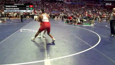 3A-157 lbs Champ. Round 1 - Efren Huerta, Ottumwa vs Braxtyn Brown, Ames