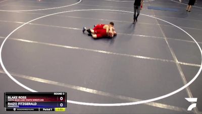 190 lbs Round 3 - Blake Ross, White Bear Lake Youth Wrestling vs Raizo Fitzgerald, Minnesota