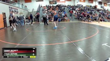 144 lbs Champ. Round 1 - Danny Beckett, Buckeye (Medina) vs Tyson Demore, St. Mary Central Catholic (Sandusky)