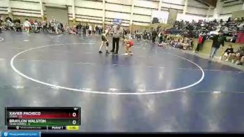 87 lbs Round 2 (4 Team) - Braylon Walston, Team Champs vs Xavier Pacheco, Stout