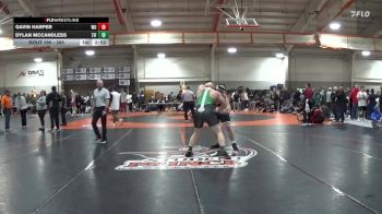 285 lbs Champ. Round 1 - Gavin Harper, Wheeling University vs Dylan McCandless, Tiffin