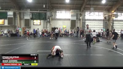 76-80 lbs Round 2 - Ethan Halstead, Unattached vs Bodie Sanders, Central Maryland Wrestling