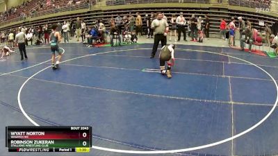 111 lbs Champ. Round 1 - Wyatt Norton, Wasatch WC vs Robinson Zukeran, Stallions Wrestling Club