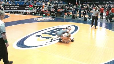 105 lbs Cons. Round 3 - Emma Rogers, Edwardsville (H.S.) vs Tessa Donaldson, Pekin