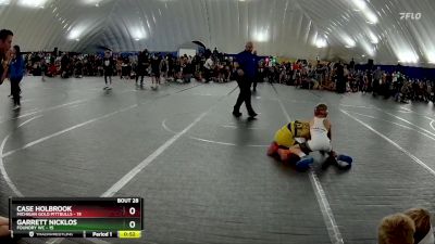 72 lbs Round 6 (10 Team) - Case Holbrook, Michigan Gold Pittbulls vs Garrett Nicklos, Foundry WC