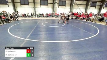 165 lbs Semifinal - Dario Molina, Wesleyan vs Mario Barberio, Worcester Polytechnic