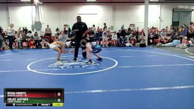 92 lbs Round 6 (8 Team) - Ryan Mertz, Dragon United vs Miles Haynes, Terps Xtreme