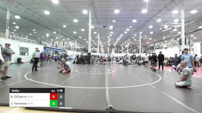 102 lbs Consi Of 4 - Brody DiCaprio, Journeymen Wrestling vs Joseph Formosa, Shore Thing WC