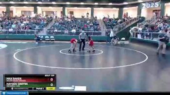 80 lbs Quarterfinal - Hayden Griffin, Rockwall Cain vs Max Baker, Keller Indian Springs