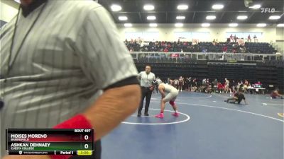 174 lbs Cons. Round 3 - Ashkan Dehnaey, Cuesta College vs Moises Moreno, Bakersfield