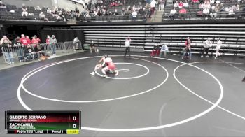 123 lbs Champ. Round 1 - Zach Cahill, Murray High School vs Gilberto Serrano, Granger High School