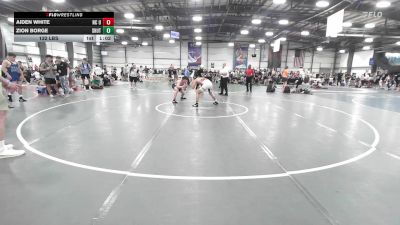 132 lbs Round Of 16 - Aiden White, NC United vs Zion Borge, Team Shutt