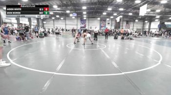 132 lbs Round Of 16 - Aiden White, NC United vs Zion Borge, Team Shutt