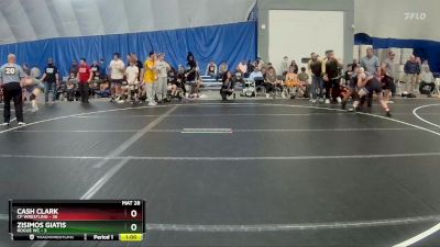 150 lbs Round 3 (8 Team) - Cash Clark, CP Wrestling vs Zisimos Giatis, Rogue WC