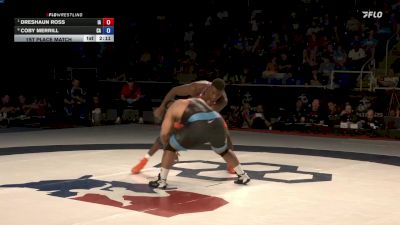 285 lbs 1st Place Match - Dreshaun Ross, IA vs Coby Merrill, CA