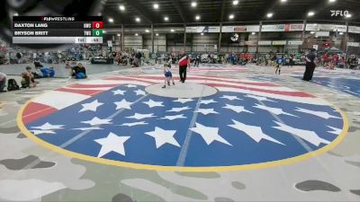 45 lbs Champ. Round 2 - Bryson Britt, Terry Wrestling Club vs Daxton Lang, Gering Wrestling Club