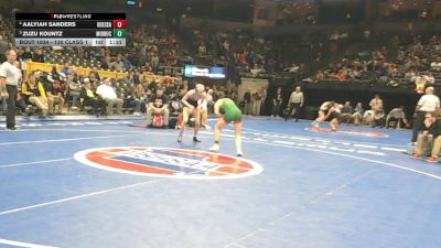 120 Class 1 lbs Champ. Round 1 - Zuzu Kountz, Mid-Buchanan vs Aalyiah Sanders, Odessa