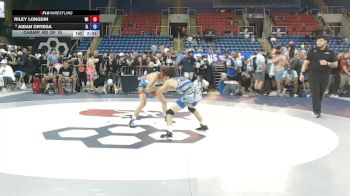 106 lbs Champ. Rd Of 16 - Riley Longdin, Wisconsin vs Aidan Ortega, Illinois