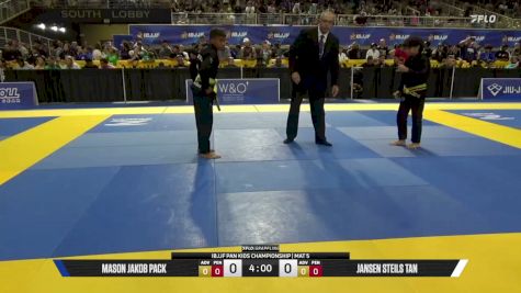 Mason Jakob Pack vs Jansen Steils Tan 2026 Pan Kids Jiu-Jitsu IBJJF Championship