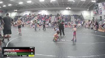 40 lbs Semifinal - Jeremiah De Luna, JET Wrestling Club vs Logan Aponte, Legacy Elite Wrestling