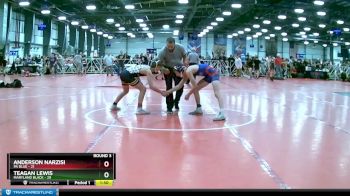 115 lbs Rd# 3 12:00pm Friday - Anderson Narzisi, PA Blue vs Teagan Lewis, Maryland Black