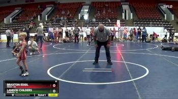 50 lbs Round 5 (6 Team) - Landon Childers, BadBass vs Braxton Edgil, NINJA