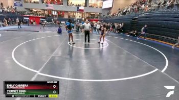 114 lbs 5th Place Match - Emily Cabrera, Richardson (Girls) vs Tierney King, Plano West (Girls)