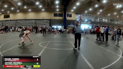 88 lbs Round 3 (8 Team) - Hayden Archbell, Junior Terps Xtreme vs Daniel Corbin, Mat Assassins Red