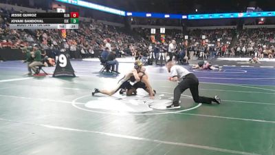 126 lbs Consi Of 16 #1 - Jesse Quiroz, Eleanor Roosevelt (SS) vs Jovani Sandoval, Elk Grove (SJ)