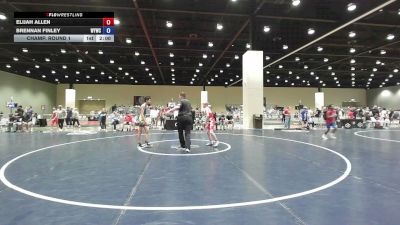 94 lbs Champ. Round 1 - Elijah Allen vs Brennan Finley, Willard Youth Wrestling Club