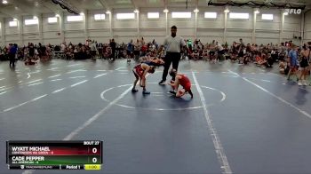 48 lbs Round 7 (8 Team) - Cade Pepper, All American vs Wyatt Michael, Contenders WA Green
