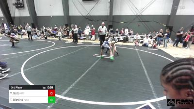 70 lbs 3rd Place - Yanniel Soto, Mat Demon WC vs Troy Blevins, Punisher Wrestling