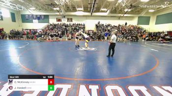 220 lbs Quarterfinal - Owen McKinney, Mascoma Valley vs Jaycee Haskell, Concord