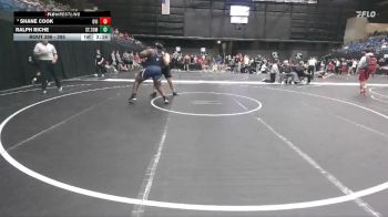 285 lbs Cons. Round 4 - Ralph Riche, St. Thomas University vs Shane Cook, Grand View (Iowa)
