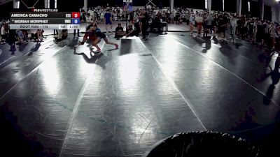 115 lbs Champ. Round 2 - America Camacho, Relentless Training Center vs Moriah Morphet, Whiteland Wrestling Club