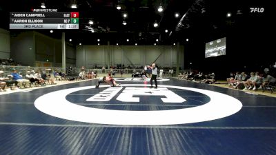 149 lbs 3rd Place - Aiden Campbell, East Carolina Wrestling Academy vs Aaron Ellison, NC Pride