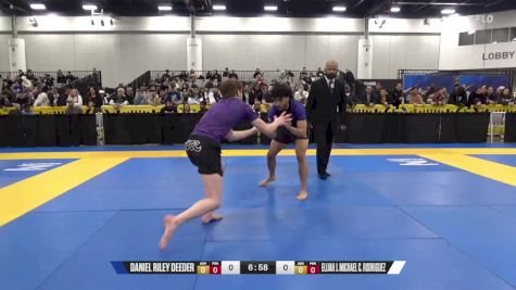 Elijah J. Michael C. Rodriguez vs Daniel Riley Deeder 2024 World IBJJF Jiu-Jitsu No-Gi Championship