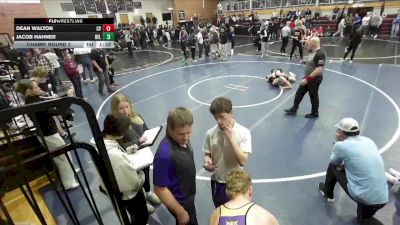 165 lbs Champ. Round 3 - Dean Walton, Central Valley vs Jacob Hahner, Belgrade