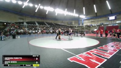 1A East 215 lbs Semifinal - Jackson Forsyth, Connell vs David Baeza, Royal