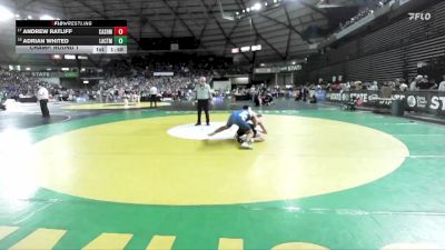 Boys 1A 150 lbs Champ. Round 1 - Andrew Ratliff, Cashmere vs Adrian Whited, La Center
