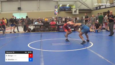 74 kg Round Of 16 - Brady Berge, Nittany Lion Wrestling Club vs Gabriel Dinette, Stanford - California RTC