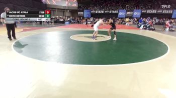 Boys 2A 157 lbs Cons. Round 2 - Keith Bevers, Bremerton vs Jacob Uc Ayala, Steilacoom
