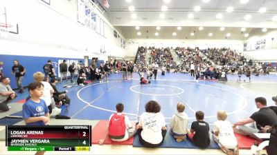 102 lbs Quarterfinal - Jaymien Vergara, Riverside Rascals vs Logan Arenas, Lancers WC