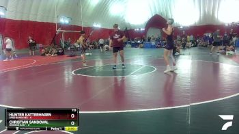 113 lbs Round 1 (16 Team) - Hunter Katterhagen, LPGE-B Wolves vs Christian Sandoval, Oswego East