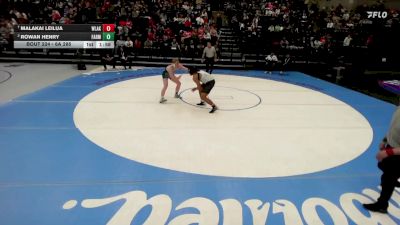 6A 285 lbs Cons. Round 1 - Malakai Leilua, Westlake vs Rowan Henry, Farmington