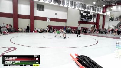 76-83 lbs Quarterfinal - Emilio Ortiz, Contenders WA vs Easton Thomas, Contenders WA