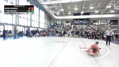 120 lbs Champ. Round 2 - Nixon Canfield, Bear River vs Liam Nielsen, Juab