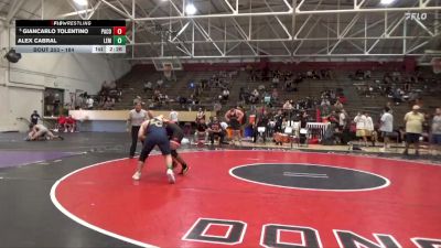 184 lbs Cons. Round 2 - Alex Cabral, Lemoore College vs Giancarlo Tolentino, Palomar College