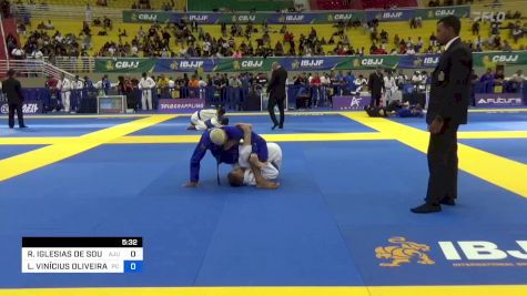 RAFAEL IGLESIAS DE SOUSA vs LUCAS VINÍCIUS OLIVEIRA DA SILVA 2023 Brasileiro Jiu-Jitsu IBJJF